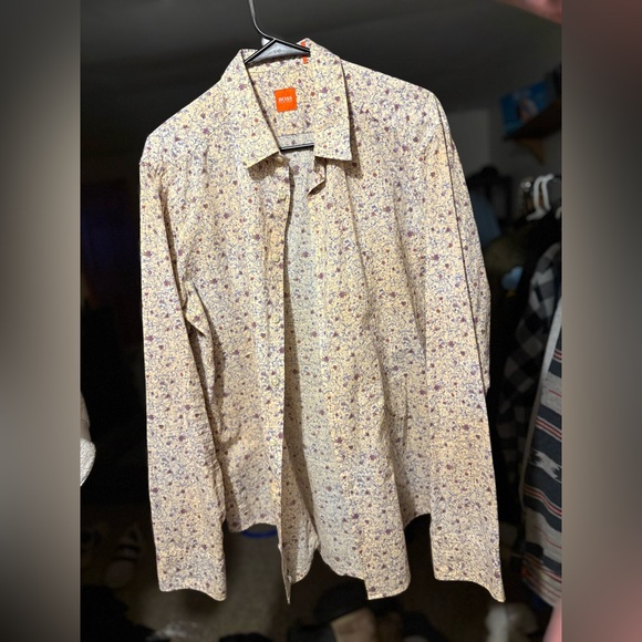 Ultra Rare Boss Multicolor Floral Button-Up Shirt - Picture 3 of 4